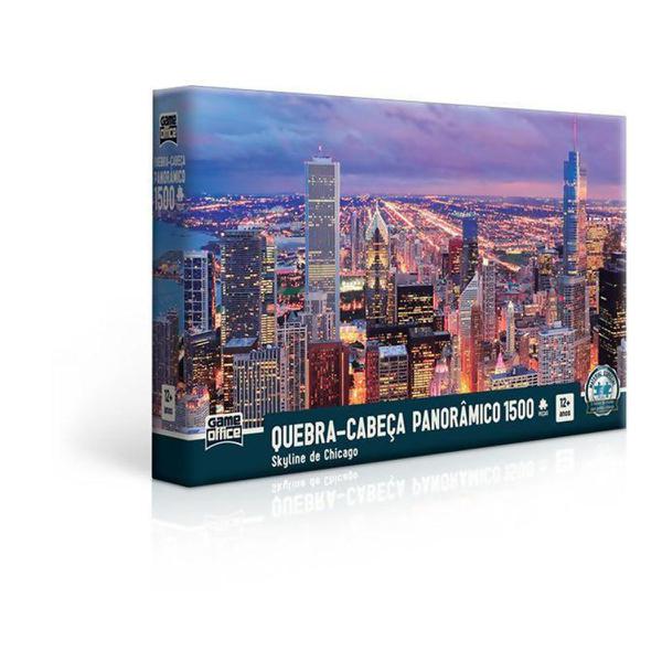 Quebra Cabeca 1500 Pecas - Skyline de Chicago 002518 - Toyster