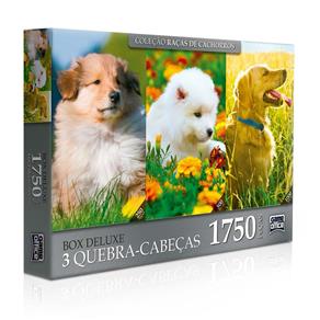 Quebra Cabeça 1750 Peças Box Deluxe Filhotes de Cachorros - Toyster