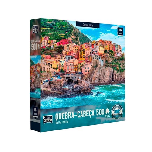 Quebra-CabeÃ§a 500 Bella ItÃ¡lia Cinque Terre - Toyster - Multicolorido - Dafiti