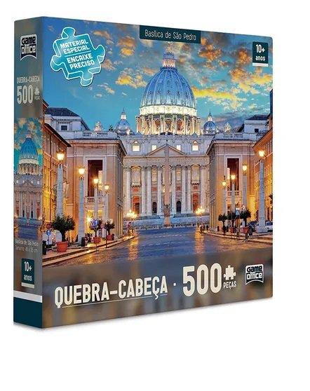 Quebra Cabeça 500 Pcs Basílica de São Pedro - Toyster 2305