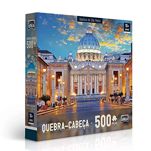 Quebra-Cabeça - 500 Peças - Basílica de São Pedro - Toyster