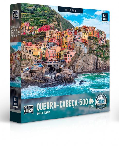 Quebra-cabeça 500 Peças Bella Itália Cinque Terre - Toyster