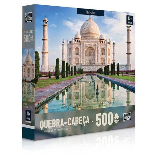 Quebra-Cabeça 500 Peças Maravilhas do Mundo Moderno Taj Mahal Toyster