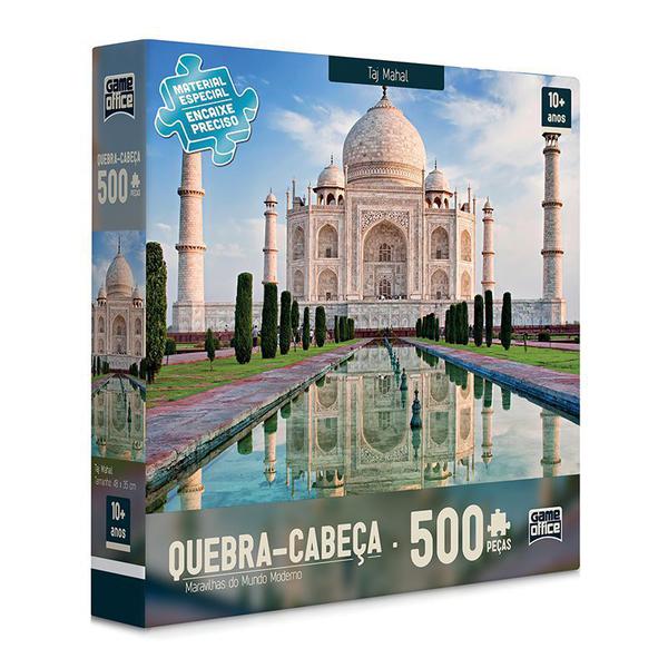 Quebra Cabeça 500 Peças Maravilhas do Mundo Moderno Taj Mahal Toyster