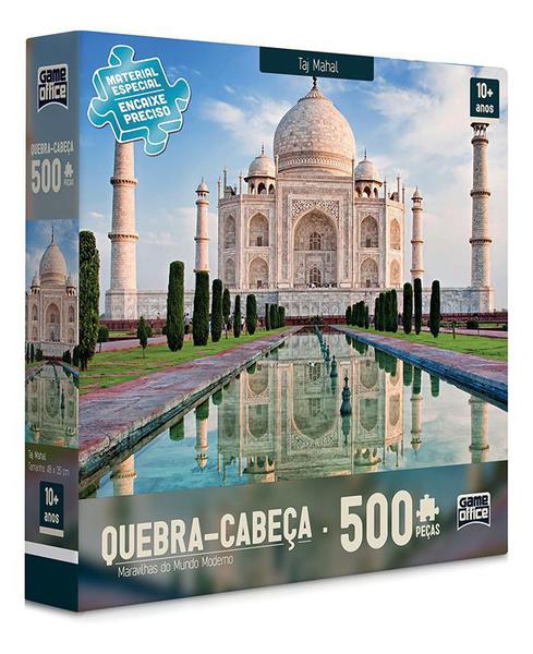 Quebra Cabeça 500 Peças Maravilhas Mundo Moderno Taj Mahal - Toyster