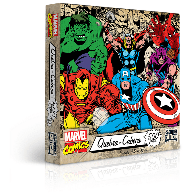 Quebra-Cabeça 500 Peças - Marvel Comics - TOYSTER