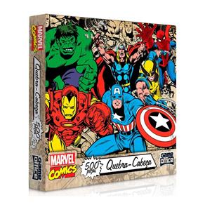 Quebra-Cabeça 500 Peças - Marvel Comics - Toyster