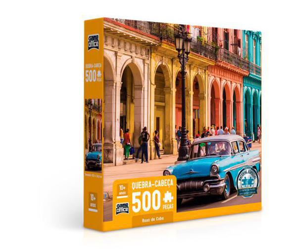 Quebra Cabeça 500 Peças Ruas de Cuba Toyster