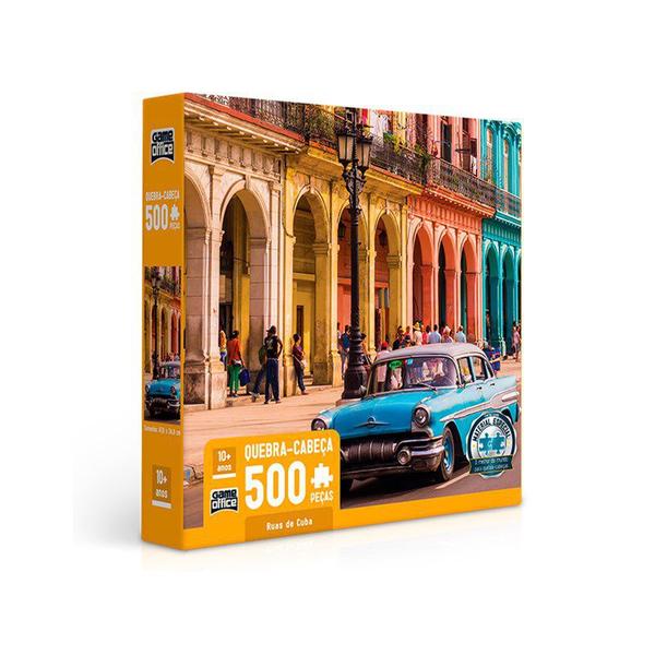 Quebra Cabeça 500 Peças Ruas de Cuba - Toyster