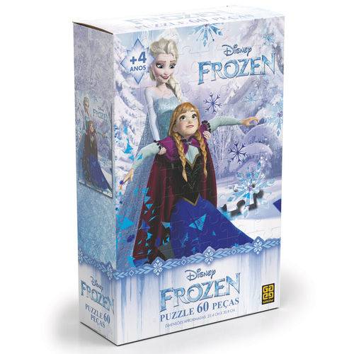 Quebra-cabeça - 60 Peças - Disney - Frozen - 2018 - Grow