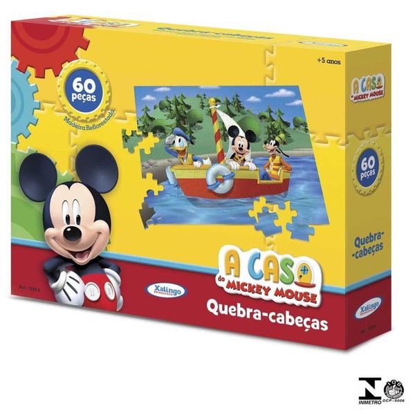 Quebra Cabeça 60 Peças Disney - Mickey Club House Xalingo