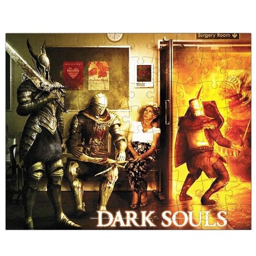 Quebra-Cabeça 90 Peças 30Cm Dark Souls (Bd30)