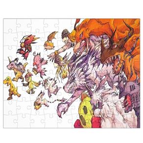 Quebra-Cabeça 90 Peças 30Cm Digimon (Bd30)