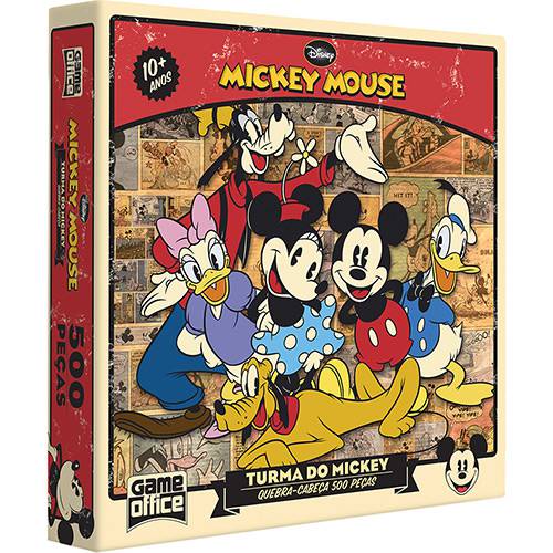 Quebra-Cabeça a Turma do Mickey 500 Peças - Game Office