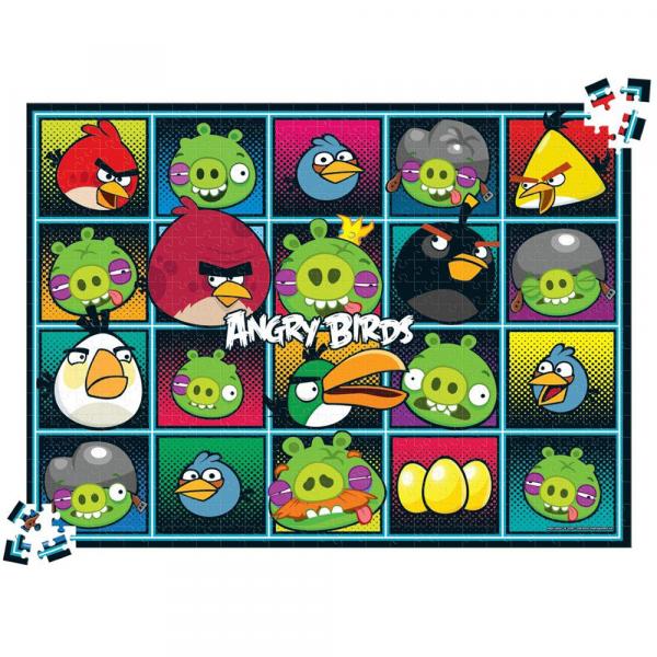 Quebra-Cabeça - Angry Birds - 500 Peças - Grow