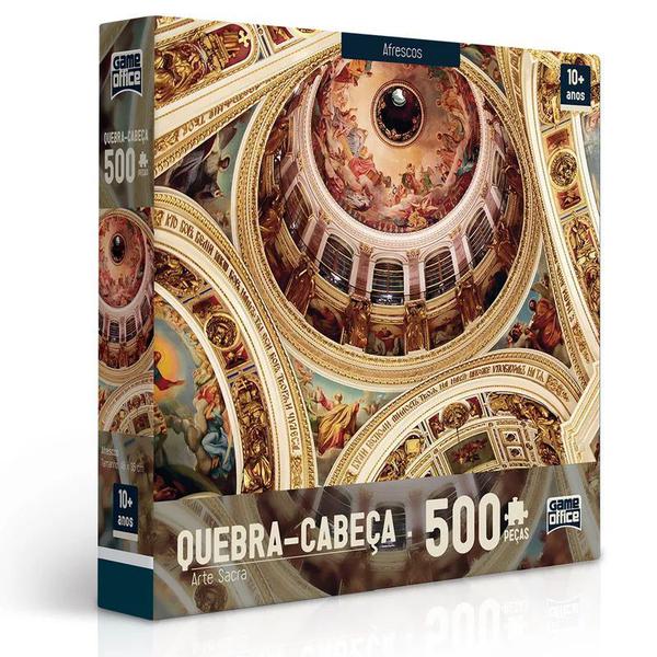 Quebra-cabeça Arte Sacra: Afresco - 500 Peças - Game Office