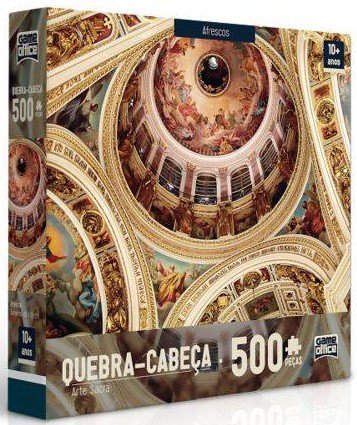 Quebra Cabeça Arte Sacra Afrescos 500 Peças 002423A - Toyster