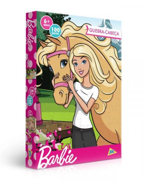 Quebra Cabeça Barbie 100 Peças - Toyster