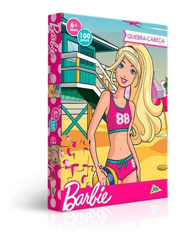 Quebra Cabeça Barbie Biquíni 100 Peças - Toyster