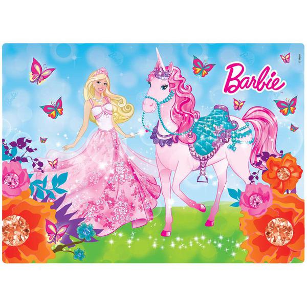 Quebra-Cabeça - Barbie e Unicórnio - 24 Peças - Mattel