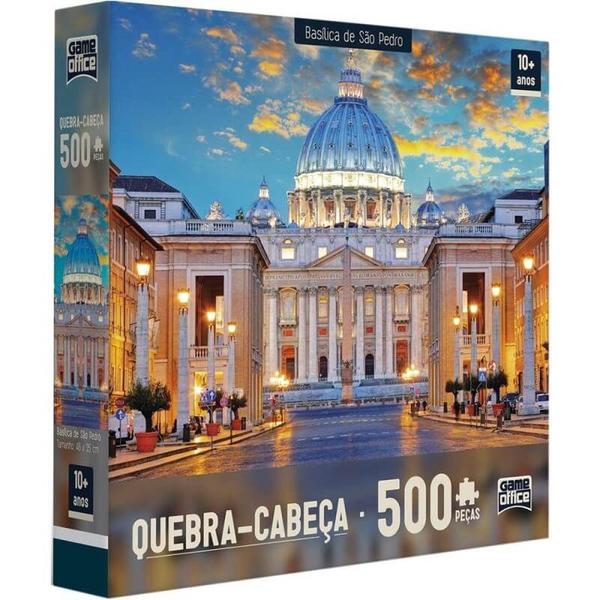 Quebra-cabeça Basílica de São Pedro 500 Peças - Toyster