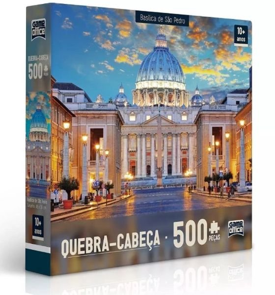 Quebra Cabeça Basilica de São Pedro 500 Peças Toyster