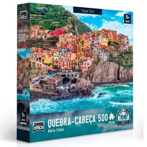 Quebra Cabeça Bella Itália Cinque Terre 500 Peças Toyster