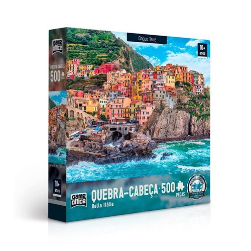 Quebra-cabeça Bella Itália Cinque Terre 500 Peças Toyster