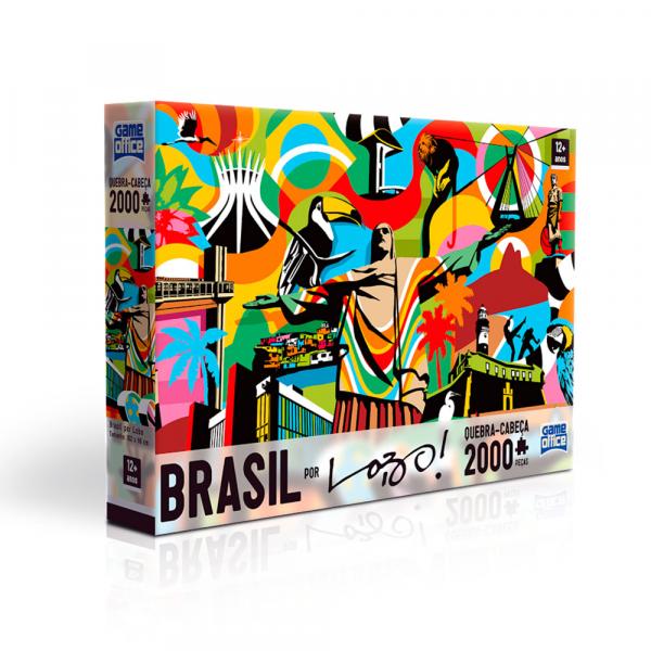 Quebra Cabeça Brasil 2000 Peças - Toyster