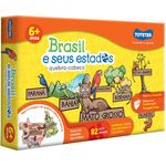 Quebra Cabeça Brasil e Seus Estados 82 Peças Toyster 2058