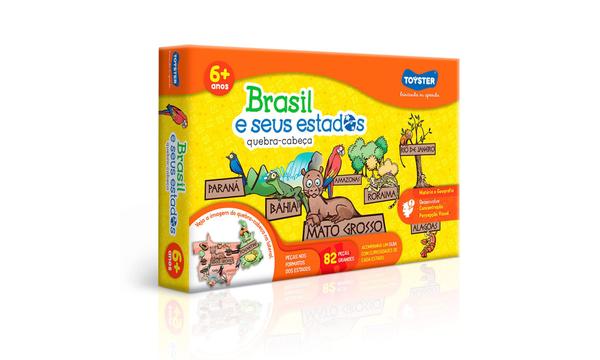 Quebra-Cabeça Brasil e Seus Estados Toyster