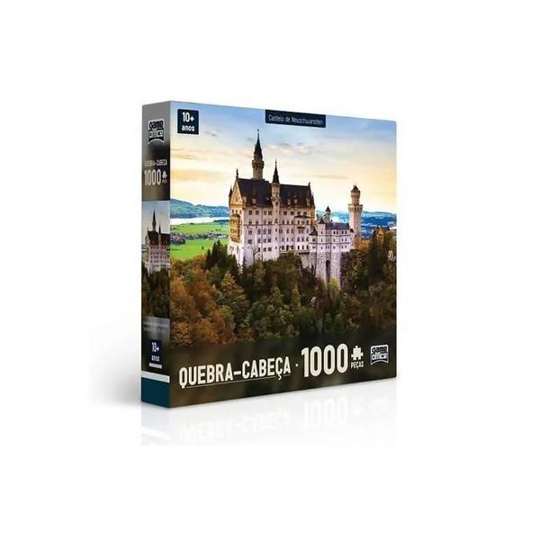 Quebra-Cabeça Castelo de Neuschwanstein 1000 Peças Toyster