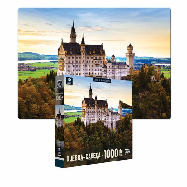 Quebra Cabeça Castelo de Neuschwanstein 1000 Peças Toyster