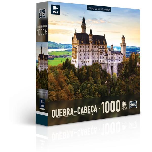 Quebra Cabeça Castelo de Neuschwanstein 1000 Peças Toyster