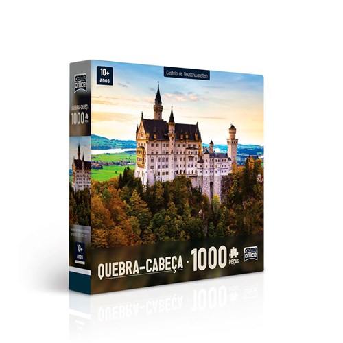 Quebra Cabeça Castelo de Neushwanstein 1000 Peças Toyster