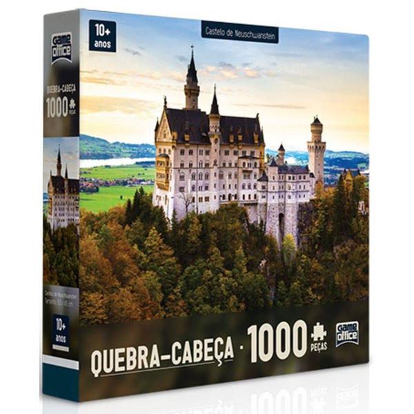 Quebra Cabeça Castelo Neuschwanstein 1000 Peças - Toyster - Game-Office