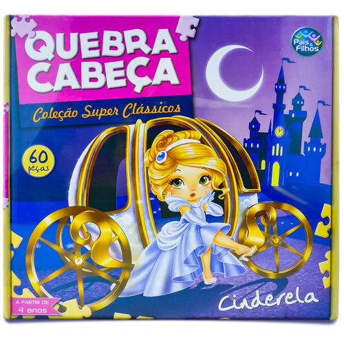 Jogo Quebra Cabeça Infantil Princesa Encantada 100 Peças no Shoptime