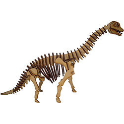 Quebra-Cabeça 3D Dinossauro Braquiossauro - Cia Laser