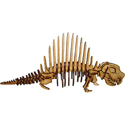 Tudo sobre 'Quebra-Cabeça 3D Dinossauro Dimeterodon - Cia Laser'