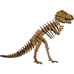 Tudo sobre 'Quebra-Cabeça 3D Dinossauro T-Rex - Cia Laser'