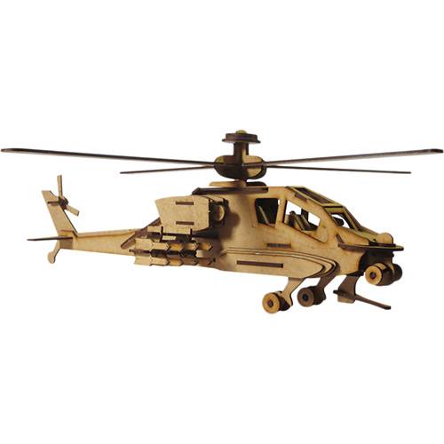 Tudo sobre 'Quebra-Cabeça 3D Helicóptero Apache - Cia Laser'