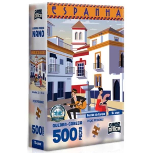 Quebra-Cabeça Espanha - 500 Peças Nano - Game Office