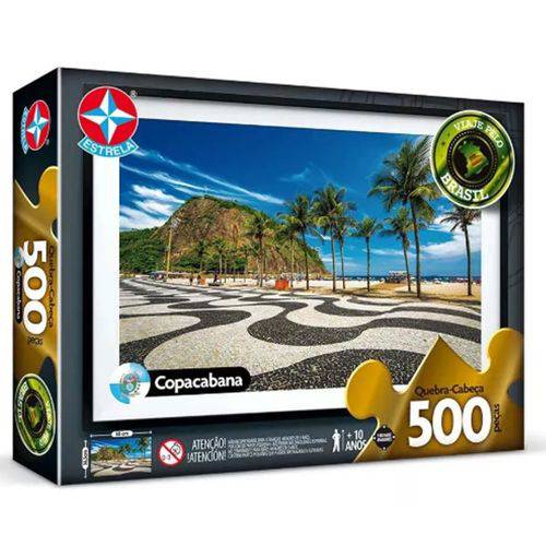 Quebra-cabeça Estrela Copacabana 500 Peças - 801668