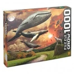 Quebra-Cabeça Flying Whales 1000 peças Grow