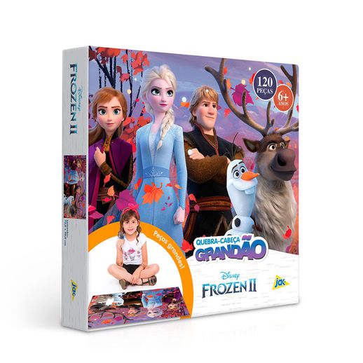 Quebra-Cabeça Frozen 2 Grandão 120 Peças - Toyster