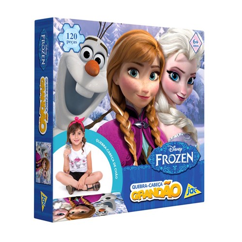 Quebra Cabeça Grandão 120 Peças Frozen Toyster