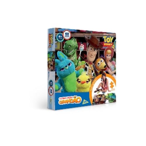 Quebra-cabeça Grandão - 48 Peças - Disney - Toy Story 4 - Toyster