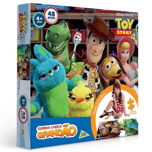 Quebra-cabeça Grandão 48 Peças - Toy Story 4 - Toyster