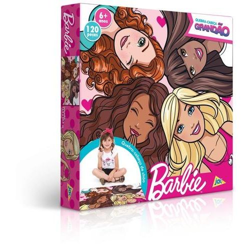Quebra-Cabeça Grandão - Barbie - 120 Peças