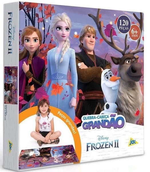 Quebra-Cabeça Grandão - Frozen 2 - 120 Peças - Toyster